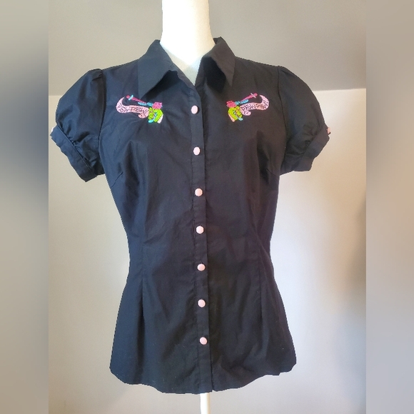 Sourpuss RayGun Pew Pew Button-up - Picture 4 of 12